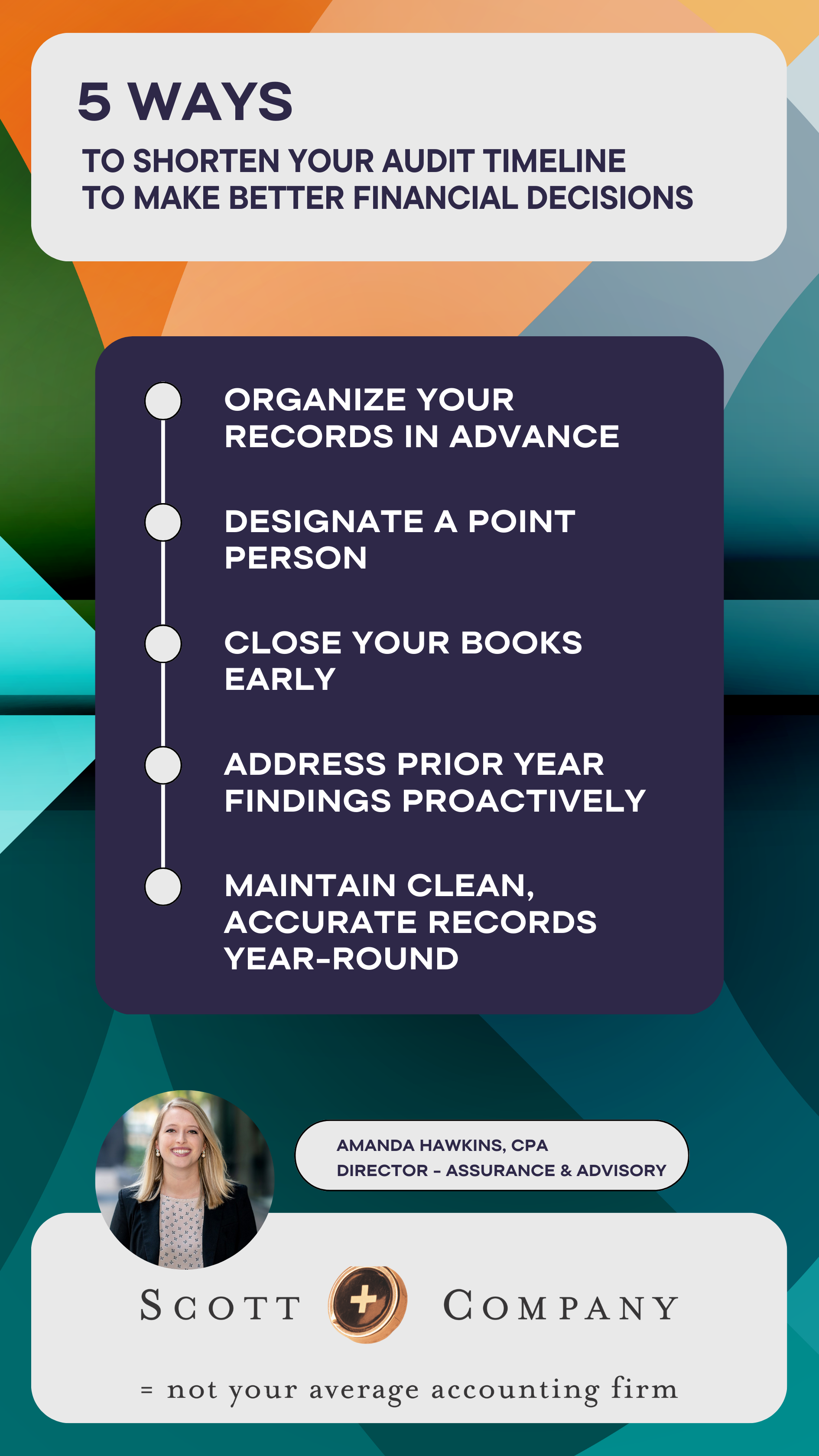 5 Ways to shorten your audit timeline to make better financial decisions